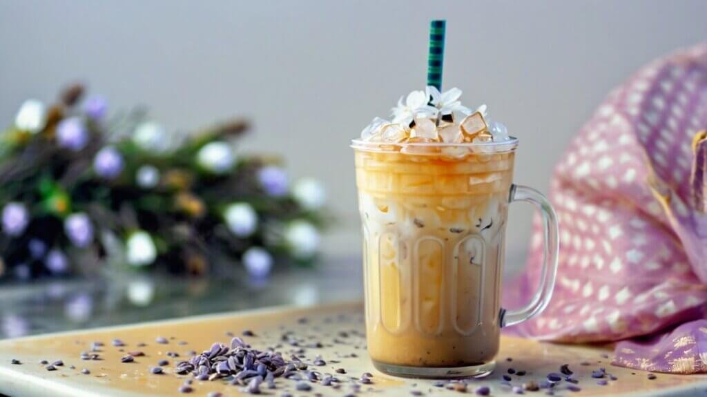 Copycat Starbucks Iced Lavender Oat Milk Latte