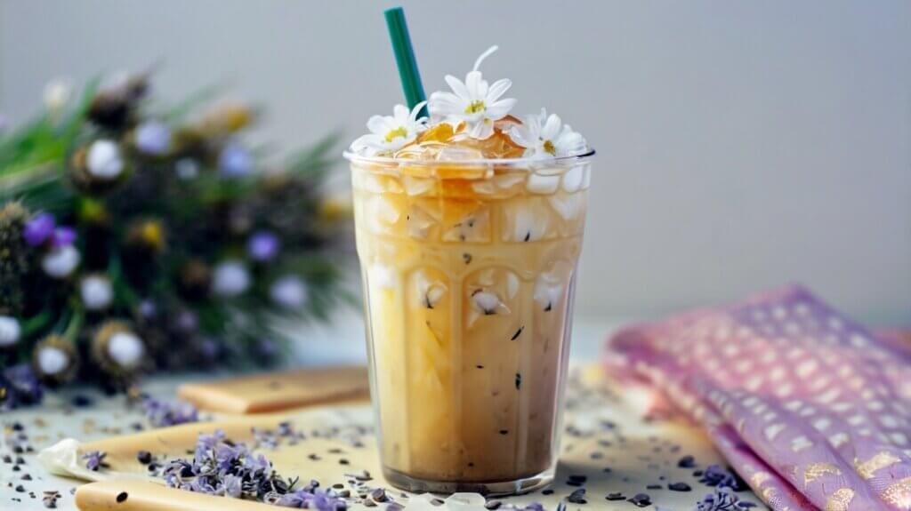 Iced Lavender Oat Milk Latte