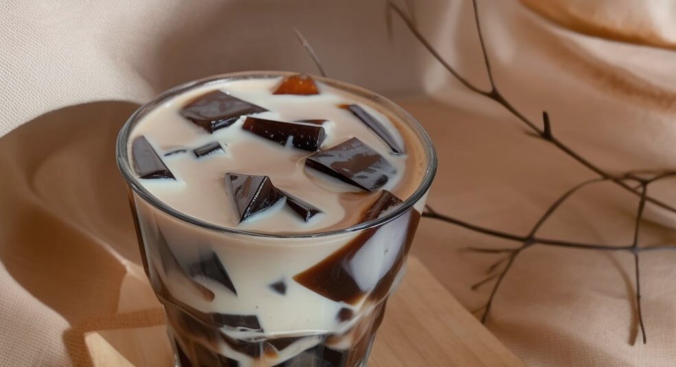 Japanese Coffee Jelly Drink