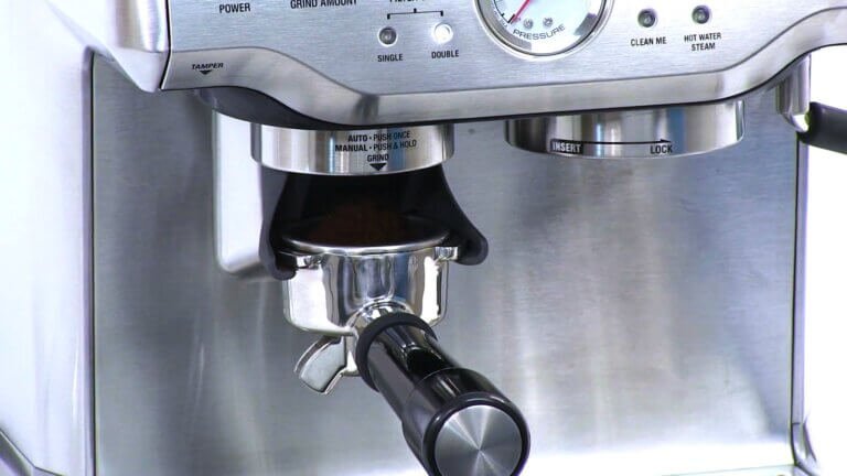 Grinding In Breville Barista Machine