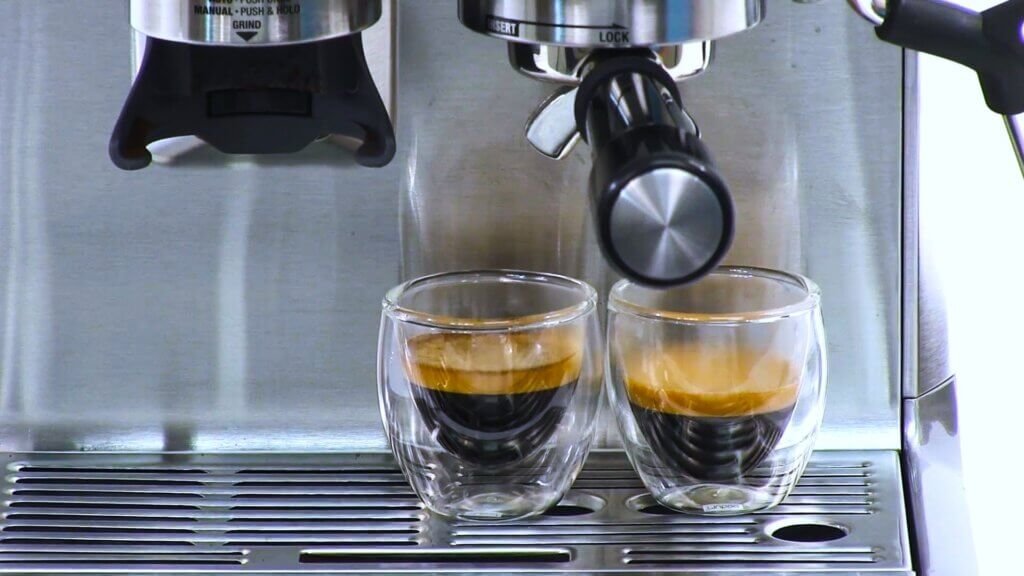 Making Coffee In Barista Express Espresso Machine