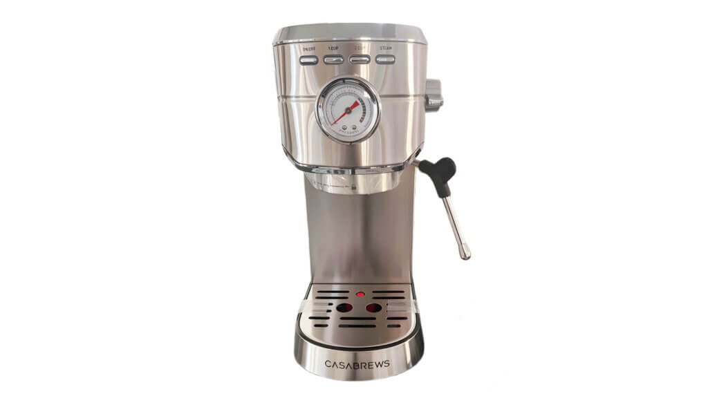 CASABREWS Espresso Machine 20 Bar, Stainless Steel Espresso Maker
