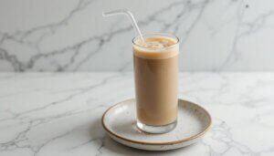 Step by Step Process of Iced Vanilla Latte