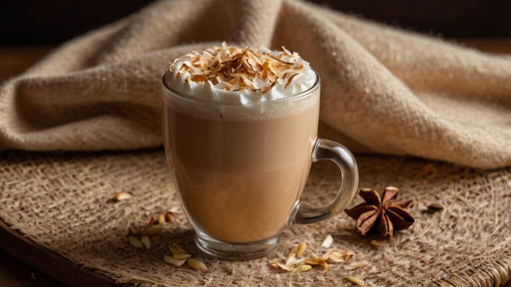 Delicious Coconut Milk Latte