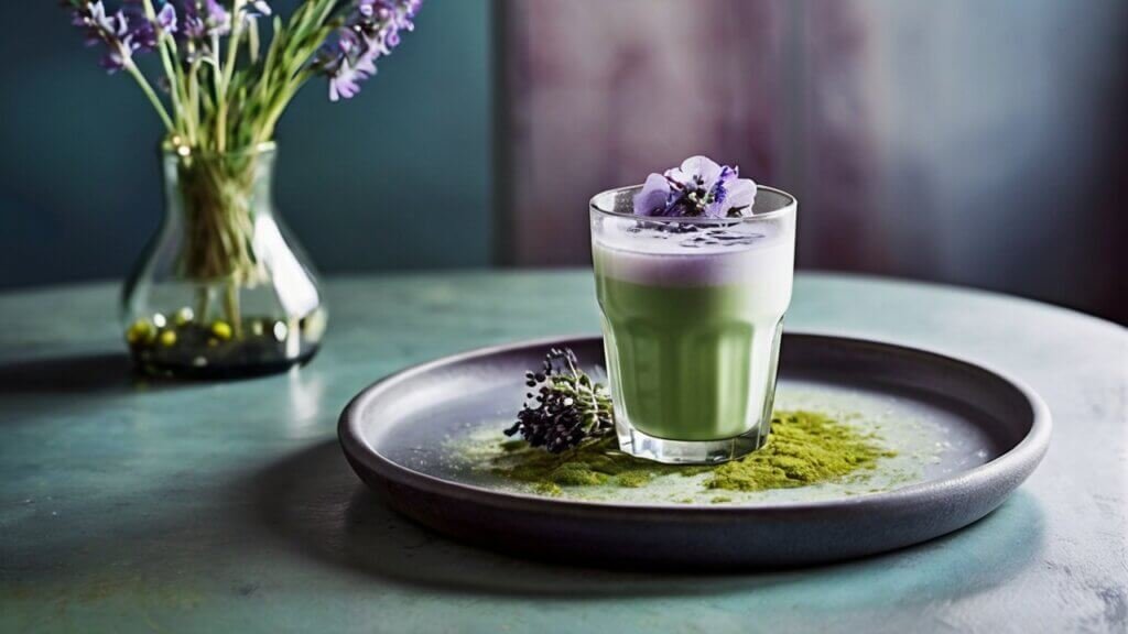 How to Make Lavender Matcha Latte