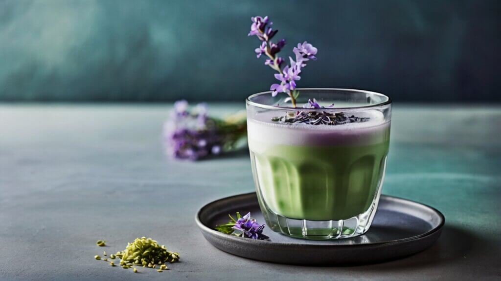 Lavender Matcha Latte