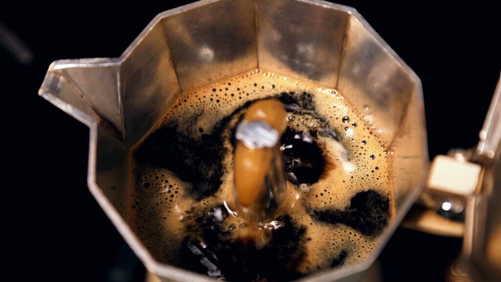 Coffee in a Moka Pot